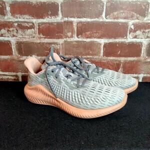 adidas Alphabounce Plus Shoes Womens Size 8.5 gray pink Active Trainer